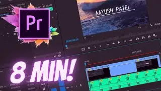 How To Create a Clean Title Animation in Premiere Pro in 8 Minutes!!!(Tutorial for Beginners)