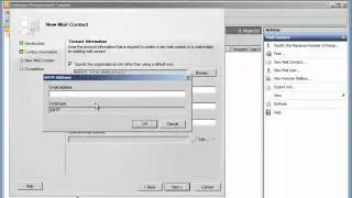 Exchange 2010 Mail Contact