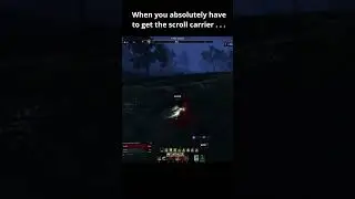When you gotta get the scroll carrier . . . Elder Scrolls Online #shorts