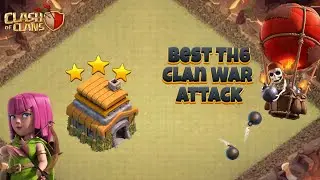 Th6 Clan War Attack Same Base Two Time With Same Strategy | Th Clan War Attack | Clash of Clans