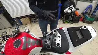 Yamaha R6 Stunt НАХРЕН КЛИПОНЫ! Ставим руль!