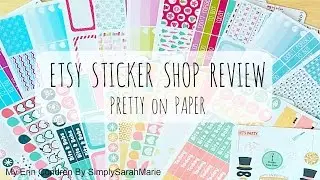 Etsy Sticker Shop Review: Pretty On Paper Co.