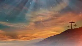 Cross at Calvary   video background loop