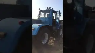 Работа плуга ПОН 5 (Уманьферммаш) при правильной настройке.