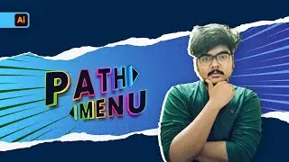 Path Menu | Adobe Illustrator for Beginners | Adobe Illustrator Complete Course in Urdu / Hindi.