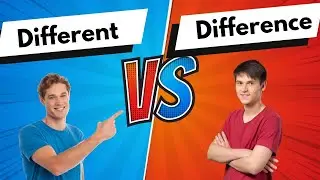 මාර වෙනස්නේ l different vs difference