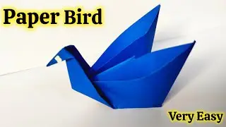How to Make Paper Bird | Easy Origami Bird Step by Step | Paper Bird Making for Beginners |DIY Craft