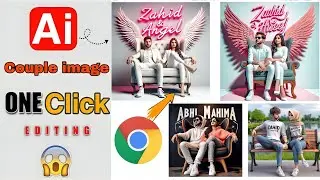 Create 3D Ai Wings Couple Images With Name photo editing | bing image creator tutorial by ZM___editz