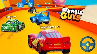 Como Obtener los *NUEVOS AUTOS* Rayo mqueenen y sus amigos en STUMBLE GUYS