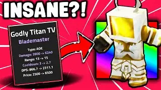 I GOT THE NEW 0.1% GODLY TITAN TV (Tv Defense)