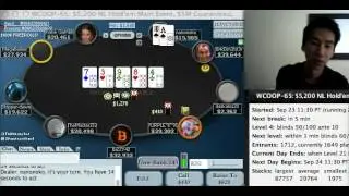 nanonoko playing the 2012 WCOOP Main Event!