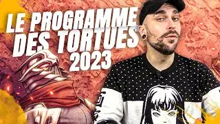 LE PROGRAMME DES TORTUES EN 2023 CHEZ HICOMICS !