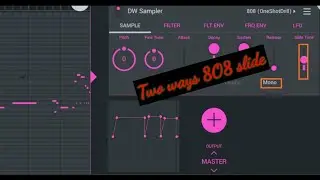 How to make 8O8 slide in Fl Studio Mobile like a Pro
