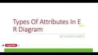 Types Of Attributes In E R Diagram ||Database Management System