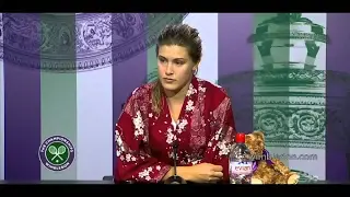 Genie Bouchard Wimbledon 2014 3rd Round Press Conference