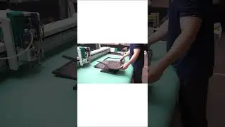 CNC Insulation cotton cutter #cotton #insulation #cutter #Flatbedcutter