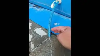 Как слить воду с бассейна.