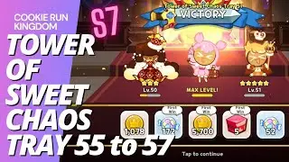 Cookie Run Kingdom Tower Of Sweet Chaos Tray 55 to Tray 57