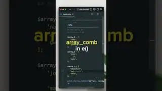 Solving Queries about the Php array_combine() method. #php #shorts