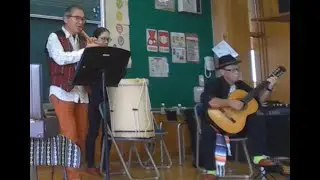 お気楽島　神奈川　某小学校にて演奏　2024/10/24