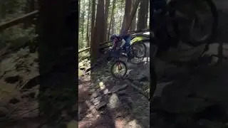 Rock roll on Dear John, Mt. Seymour #mountainbike #mtb #bmx