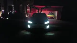 Merry Model Xmas! (Tesla Model X Holiday Easter Egg)