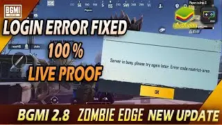 How To Fix BGMI Server Is Busy Restricted Area 2.8 Update - Bluestacks And Msi App Player