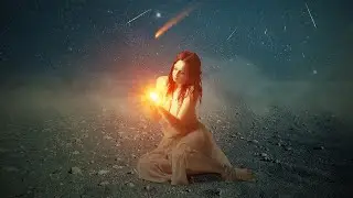 Создание коллажа в Фотошоп/ Фотоманипуляция "Звездопад"