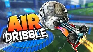 My first AIR DRIBBLE in Rocket league!
