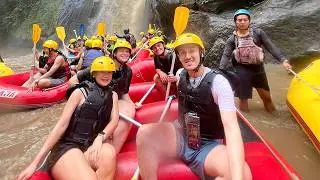 Jungle Water Rafting Adventure in Ubud (Bali Vlog)