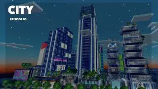 Minecraft City Building Timelapse - CYBERSTELLAR [1]
