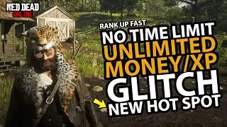 No Time Limit Money Glitch *NEW HOT SPOT* Unlimited Money/XP Glitch  Red Dead Online (Lemoyne)