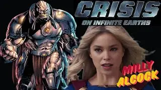 Milly Alcock as Supergirl Woman of Tomorrow Crisis on Infinite Earths from Melissa Benoist #Superman