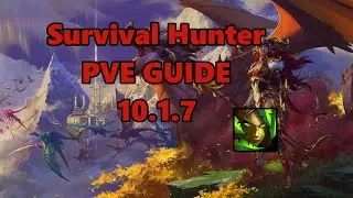 Survival Hunter PVE DPS guide 10.1.7