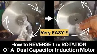 How to REVERSE the ROTATION of an Induction Motor