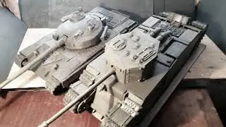 Самый длинный танк из пластилина TOG II