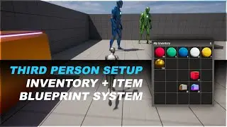 UE5 Third Person Inventory and Item Blueprint System Setup Guide