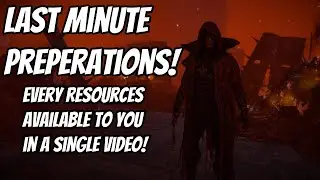 LAST MINUTE PREPERATIONS: All Tools & Resources Available!