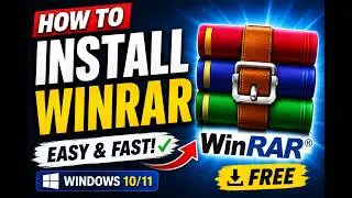How to Install WinRAR on Windows 10 & Windows 11 | Easy PC Guide