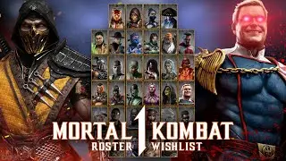 Mortal Kombat 1: FULL Character Roster Wishlist and DLC