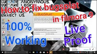 How to fix bugsplat error in Filmore 9 || live proof