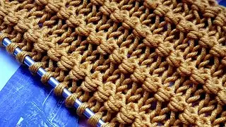 Knitting pattern ❤ Узор спицами ❤ strickmuster ❤ tricot ❤ how to knit ❤  tricô ❤  örgü deseni बुनना