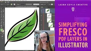 Adobe Fresco PDF Layers and Clipping Paths in Adobe Illustrator - See Description for UPDATE