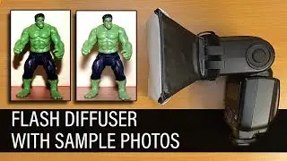 Flash diffuser with sample images | Flash photography