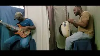 How is the sound? Mafu Conteh and Alas Faal recording live in studio