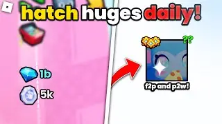 BEST F2P Methods For DAILY HUGES & MILLIONS of GEMS! (Pet Sim 99)
