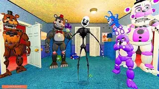 АНИМАТРОНИКИ ПУГАЮТ ОХРАННИКА FNAF 4 ► Garry's Mod