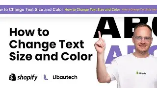 How to Change Text Size and Color in Your Shopify Announcement Bar