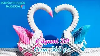 Origami 3D Cisne 365 piezas (Remake)