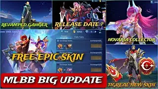 MLBB 10TH ANNIVERSARY FREE EPIC SKIN | REVAMPED GANGER | NOVARIA COLLECOR SKIN | DUCATTI SKIN | MLBB